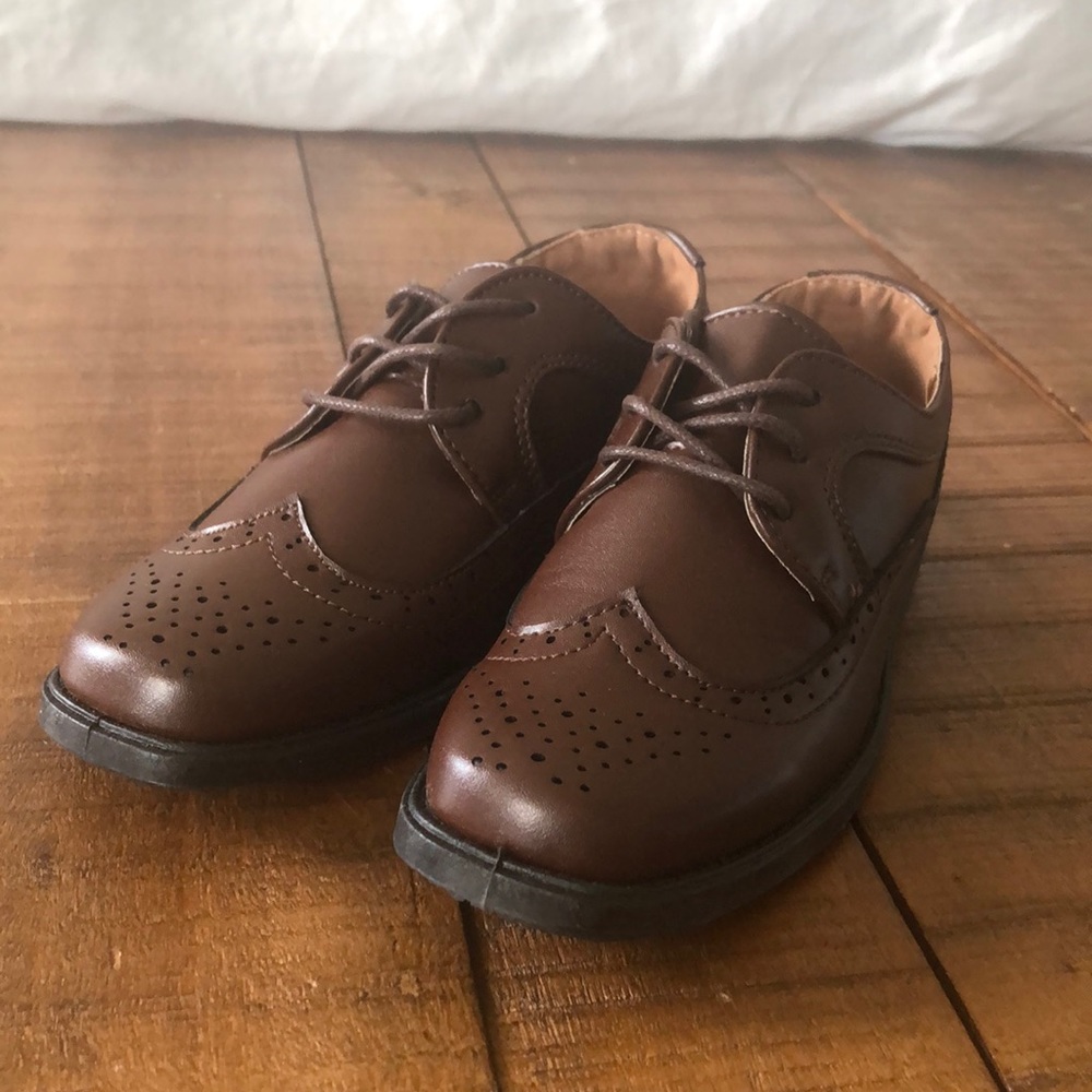 Boys Dress Shoe Wing Tip